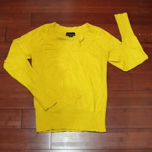 Mustard Sweater Top